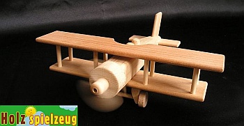 Flugzeug Holzspielzeug