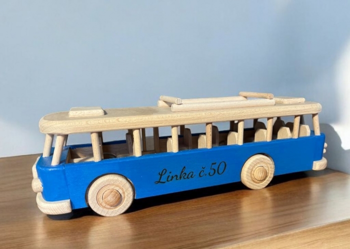 Geschenk für den blauen Busfahrer