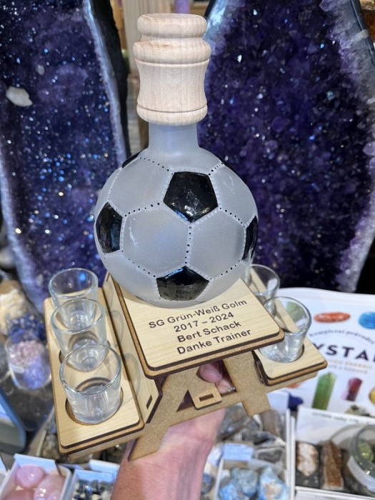 Fußballtrainer-Geschenkflasche